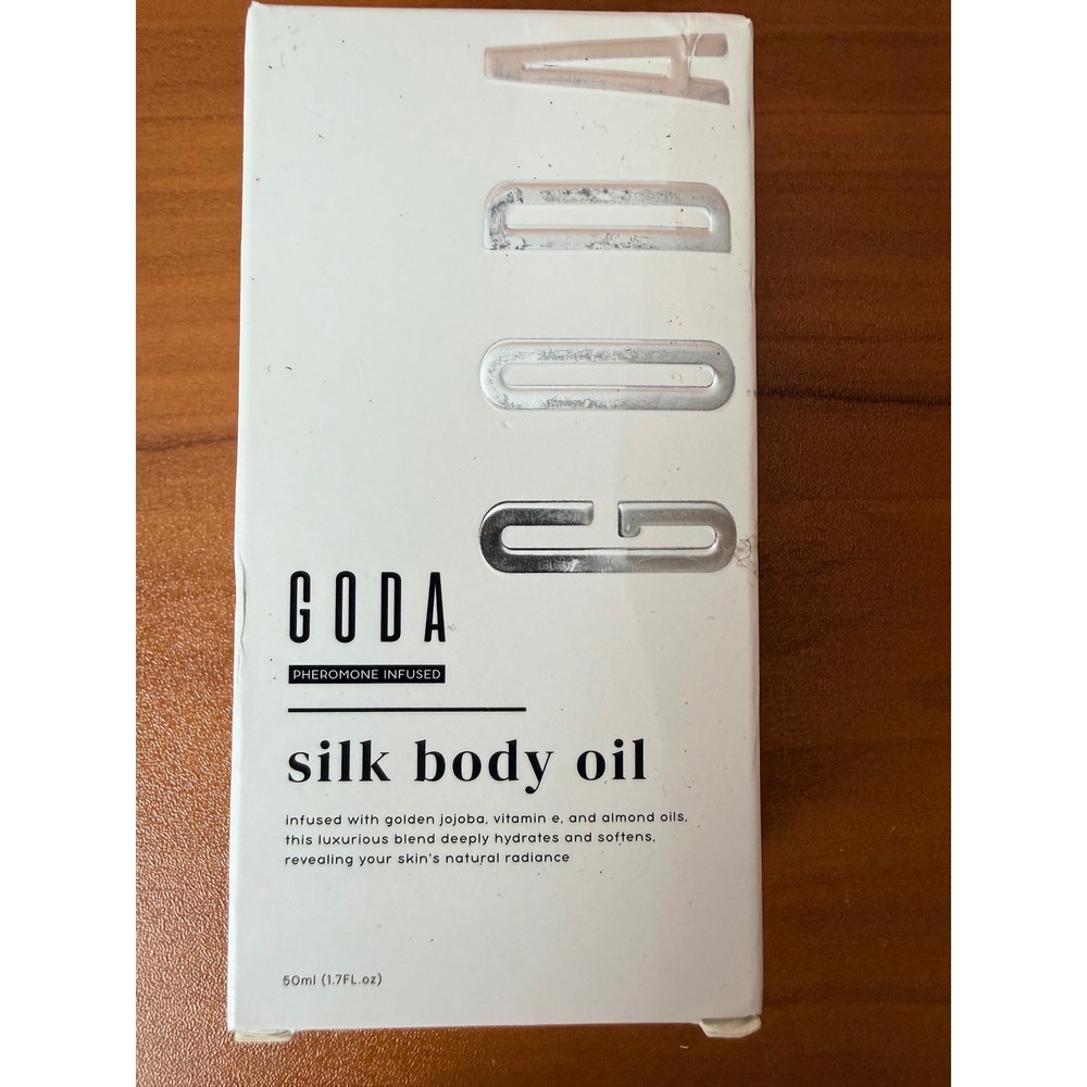 GODA Silk Body Oil Pheromone Infused Vanilla Amber 50ml 1.7oz NIB - Picture 2 of 5
